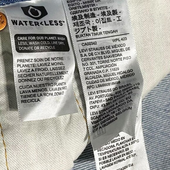 NWT! Levi’s 501 - 150th Anniversary Peace Sign Baggy Loose Jeans - Picture 7 of 7